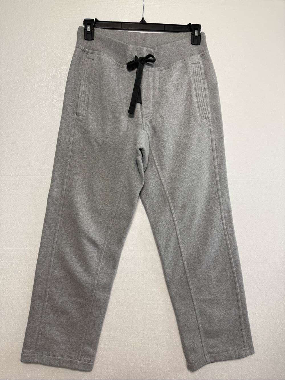 lululemon athletica Mens City Sweat Pant Light Grey Straight Leg Fleece Size M